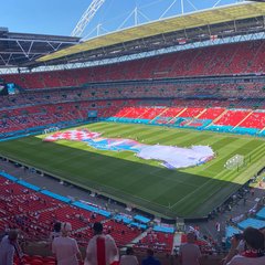 Wembley in the sunshine