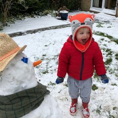 Frosts ❄️ built a snowman ⛄️