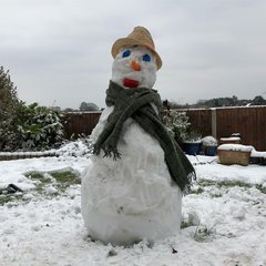 Frosts ❄️ built a snowman ⛄️