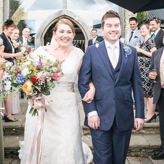Happy first wedding anniversary, Mrs Frost x