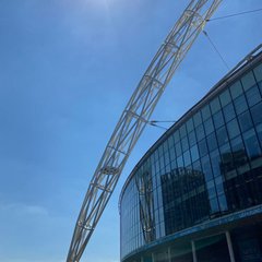 Wembley in the sunshine