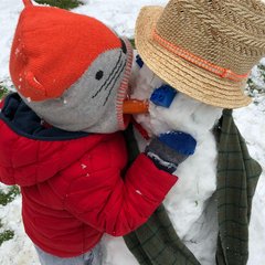 Frosts ❄️ built a snowman ⛄️